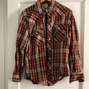 Mr Leggs heavy weight western flannel shirt large
